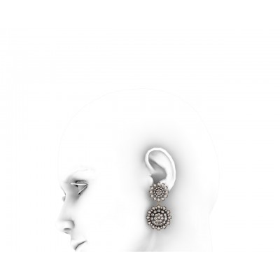 Lisa Victorian Diamond Chandelier Earrings